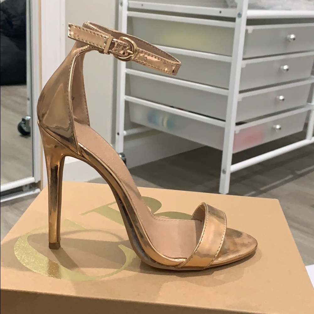 Gold heels